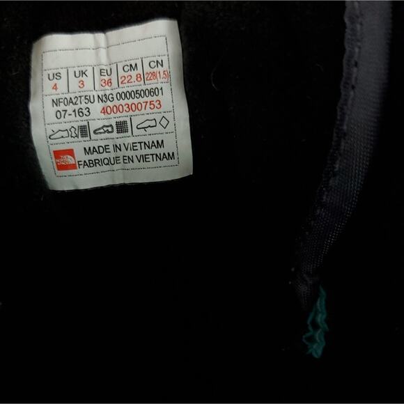 The North Face Thermoball Shellista boots size 4 - Picture 9 of 10